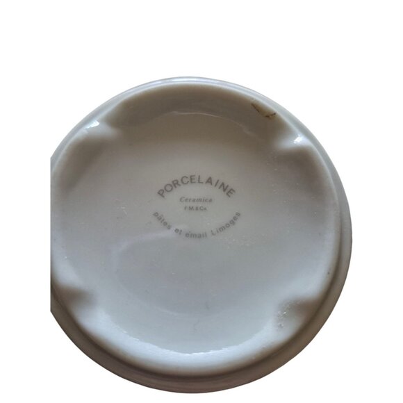 F.M. T. Limoges VTG Collectible Egyptian Revival Mug Cups Porcelain Hieroglyphic - Picture 6 of 8